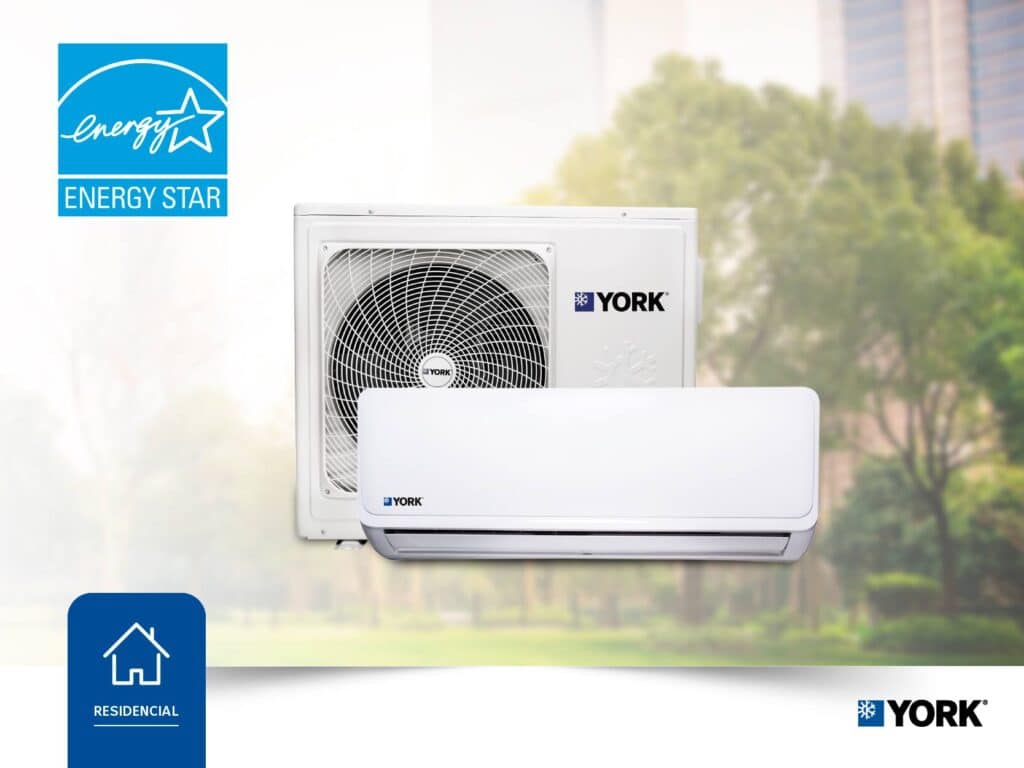 York-Aire acondicionado split pared 12000 BTU frío solo - Mantenimiento de  Aire aconcionado